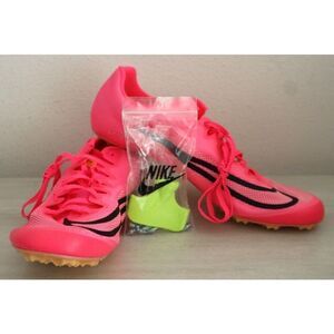 Nike DR2741-600 Men 9.5 Women 11 Pink Ja Fly 4 Track/Field Sprinting Spikes